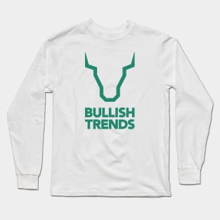 Bullish Momentum: The Power of Growth and Crypto Potential in Bullish Trends Long Sleeve T-Shirt